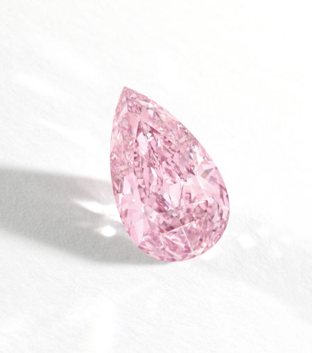 一枚8.41克拉粉彩钻石上拍苏富比 估价逾1亿