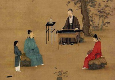 古画中的中国男人：闲逸懒散 不修边幅