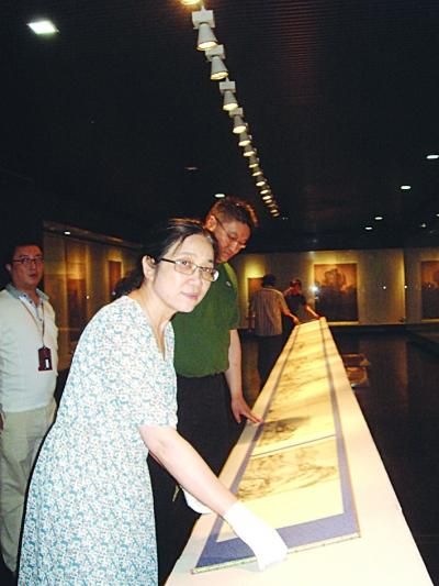 高仿《富春山居图》在宁展出 李岚清捐赠
