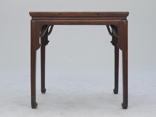 明 黄花梨霸王枨方桌