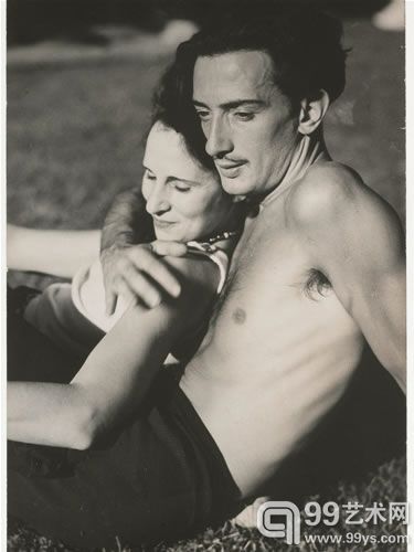 达利和加拉罕见照片