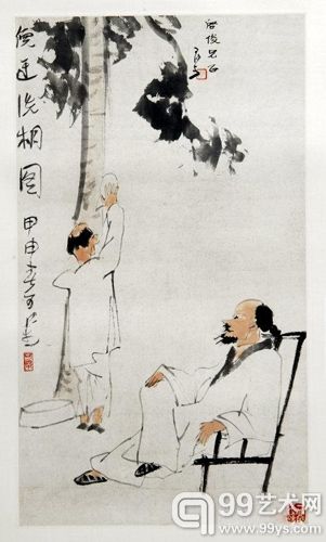 李可染稀缺珍贵人物画作品将现荣宝秋拍