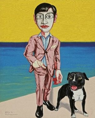 曾梵志的作品在此次苏富比秋拍中继续受青睐