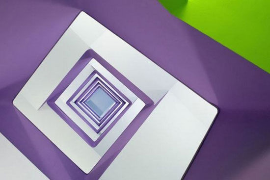 楼梯口的美丽摄影