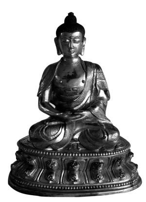 “永平堂”藏康熙年间的“铜鎏金弥勒佛”。