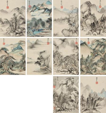 王鉴《仿宋元各家册》747.5万成交