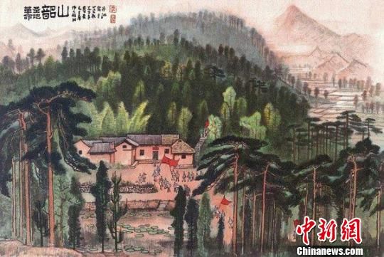 李可染革命圣地韶山6842.5万成交