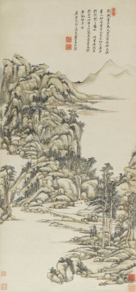 王原祁（1642-715） 仿大?山水