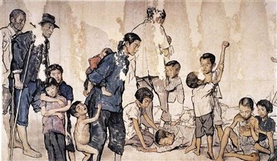 蒋兆和早期水墨画首次展出