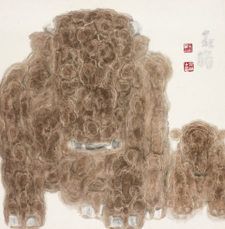 当代水墨艺术家晁海个人作品展在京开幕