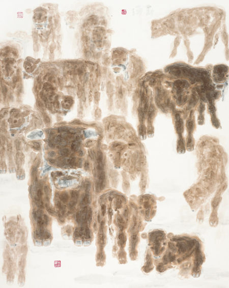 2012年系列之一，112cm-×97cm，2012年