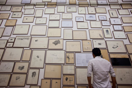 Esquisse，various size，pen， pencil drawings，1992-present