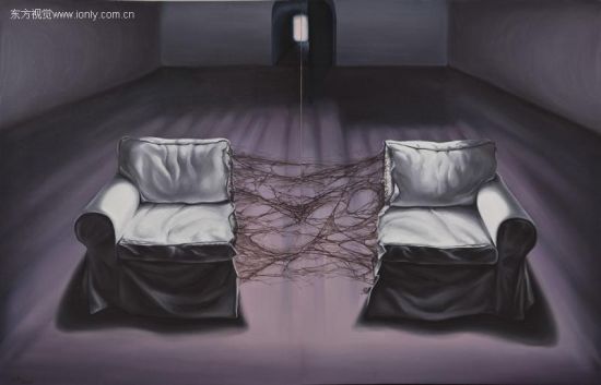 史文飞，我们在一起 NO.2，115x180cmx2，2009