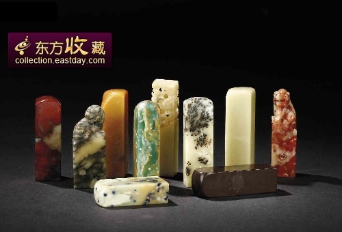 图片说明：青田石