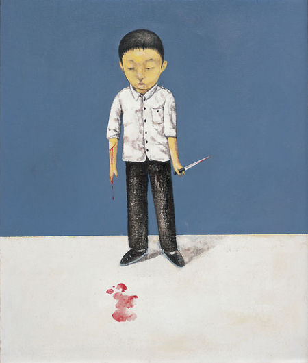 2004年作品《利刃》（图④）　　