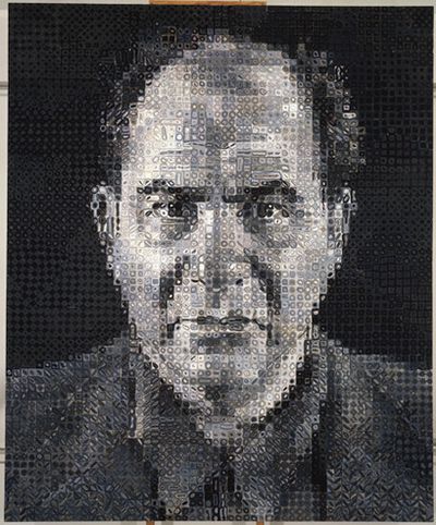 Joel (1993) by Chuck Close