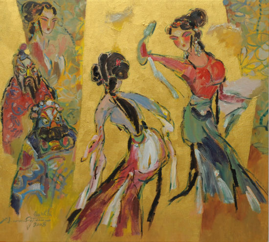 春舞曲 75cm x 78cm