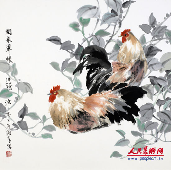 花之蕴谢青作品展在京开幕