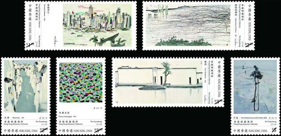 吴冠中画作入港方寸