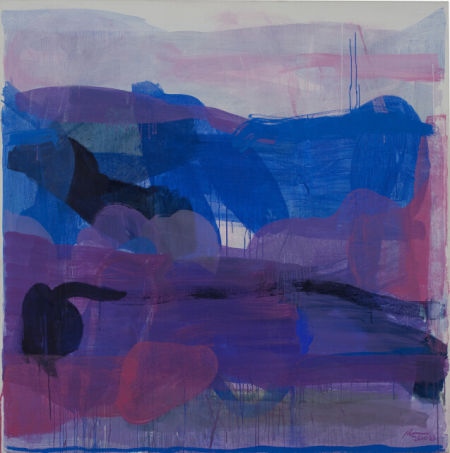 马树青 《地中海之夜》 布面丙烯 200X200cm 2006年