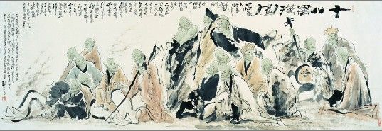 籍忠亮两幅国画作品拍卖价格过百万