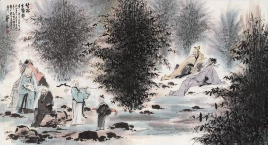 籍忠亮 《竹林七贤》