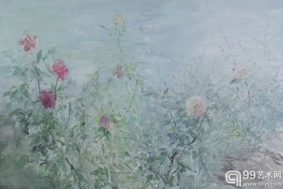 何多苓 杂花写生150×100cm 2011年