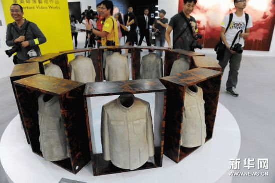 9月30日，记者在媒体预展上参观。