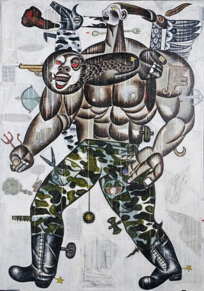 印尼 米斯尼亚《争战之神》230万港元 香港苏富比 2011年4月4日