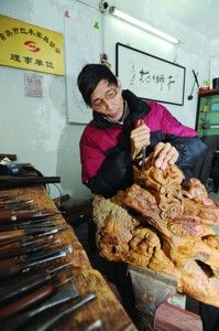 千狮之父顾连元作品选(图)