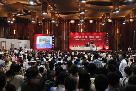 中国嘉德2012春拍现场