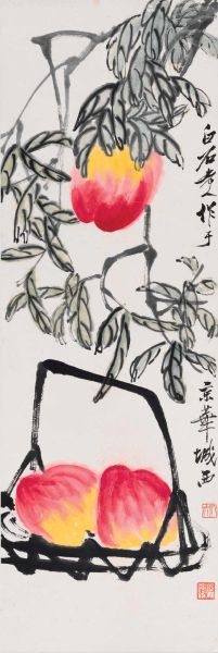 齐白石《多寿图》欣赏