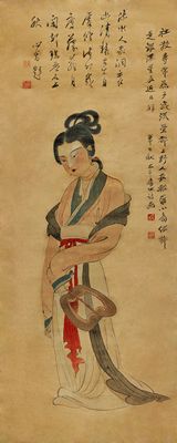 张大千仕女佳作亮相上海