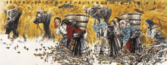 笔墨尘缘：冯远中国画作品展昨日开幕
