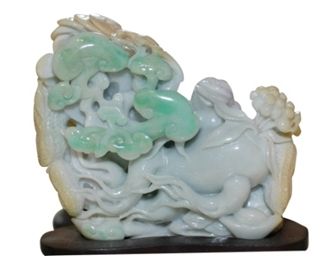 《翡翠收藏入门百科》之白地青与花青种