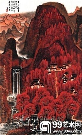 北京保利：李可染《万山红遍》