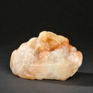 林飞《泡泡浴》摆件 善伯洞石 7×11.8×5.7cm