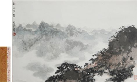 荣宝2012春拍：傅抱石千山云起赏析