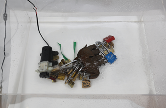 清州装置作品：《锁》