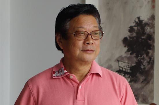 工艺美术大师鲍志强自画像