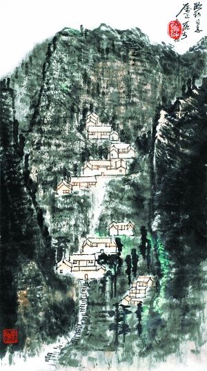 李可染《山居图》：空山新雨后