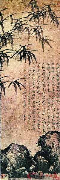 文人墨客自古爱画竹
