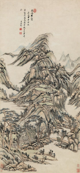 王原祁《春崦翠霭》1840万成交
