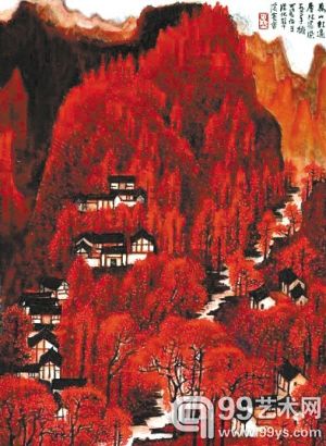 高调的《万山红遍》与低调的李可染