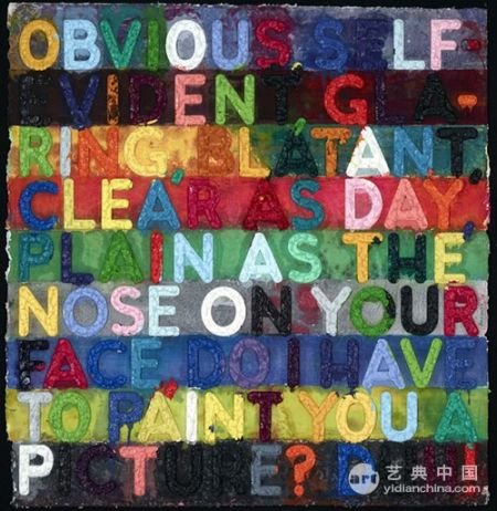 梅尔?波切内尔(Mel Bochner)作品