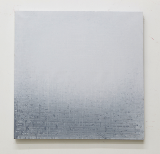 《2012NO2》 布面油画， 2012年，100x100cm