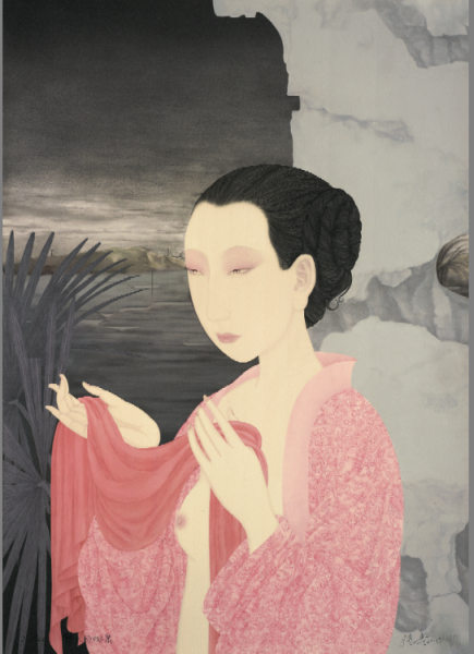 袭人的秘密 张见 71x51cm 丝网版画 2013